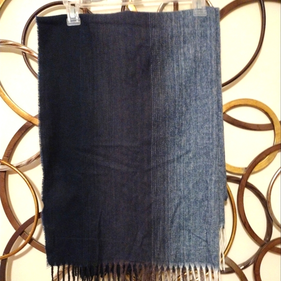 Wrap or Scarf 29" x 80" various colors of Blue - Picture 8 of 8